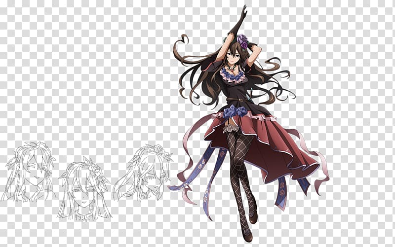 Granblue Fantasy Model sheet Anime Concept art Character, beauty beauty transparent background PNG clipart