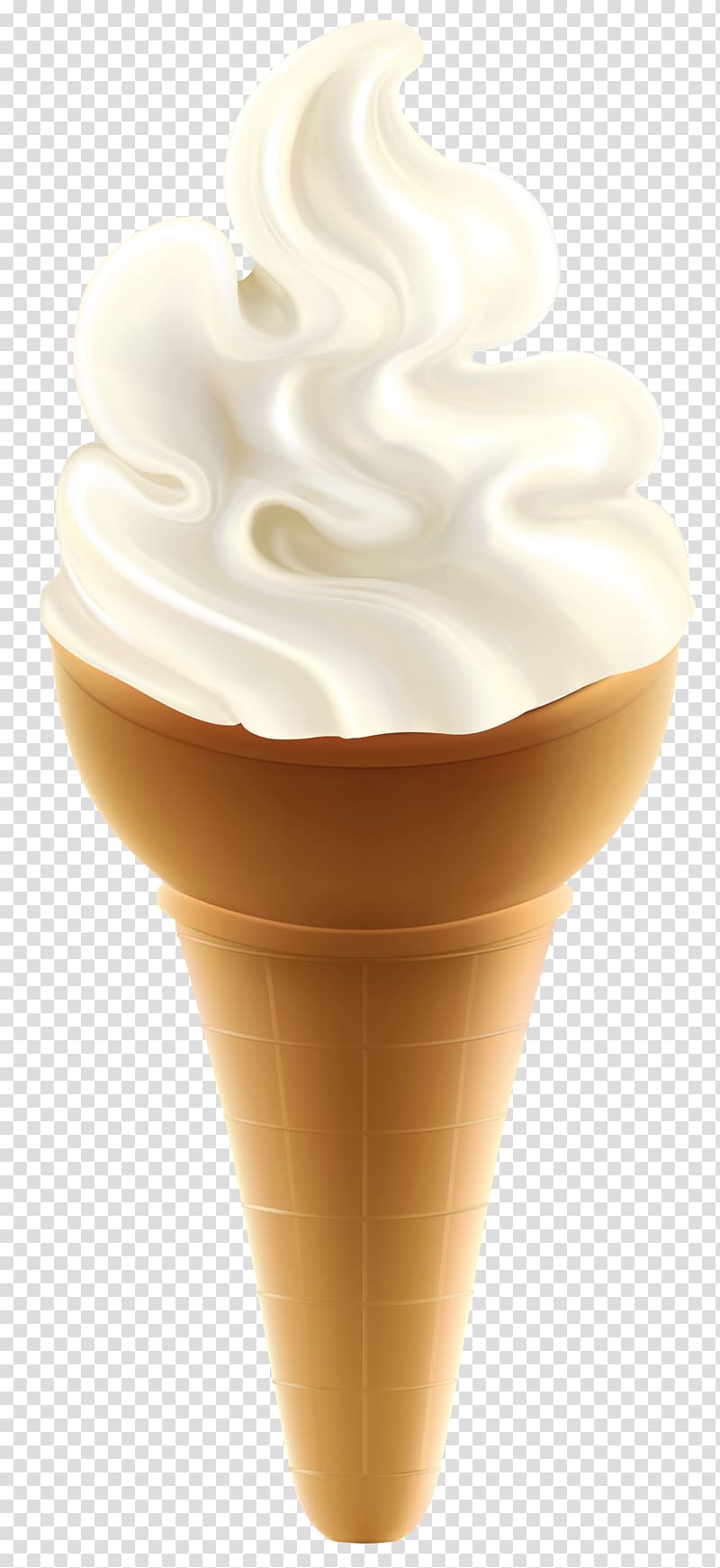vanilla ice cream with cone illustration, Ice cream cone Sundae Chocolate ice cream, Ice Cream Cone transparent background PNG clipart