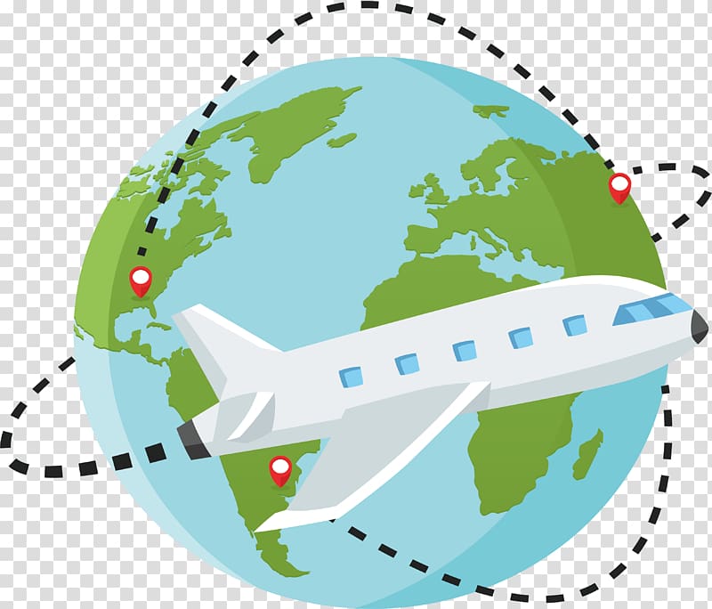 plane around the world , Lusaka Globe World map Location, A round trip plane transparent background PNG clipart