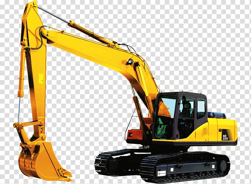 Excavator transparent background PNG clipart