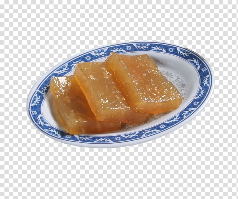 Dim sum Fuqing Taro cake Nian gao Water chestnut cake, A dish of horseshoe cakes transparent background PNG clipart