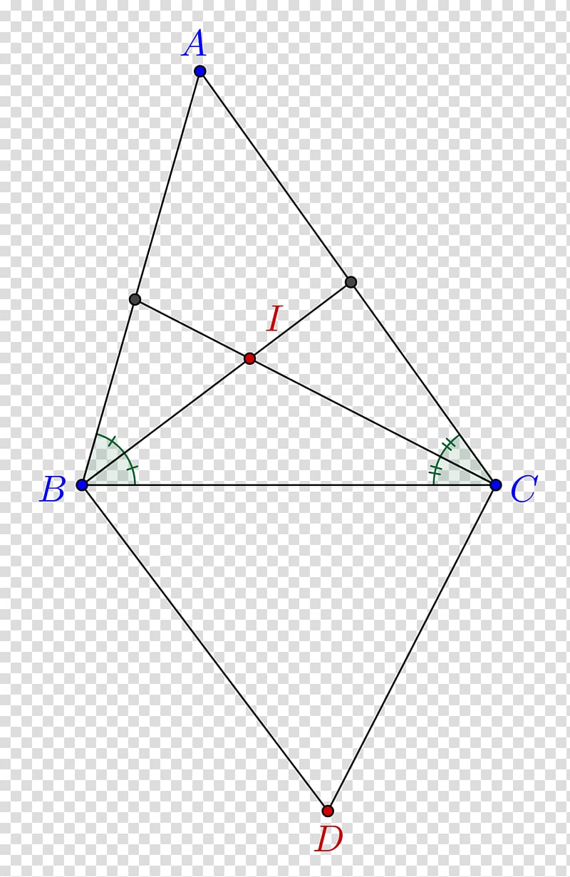 Triangle Line Angle bisector theorem Internal angle, Angle transparent background PNG clipart