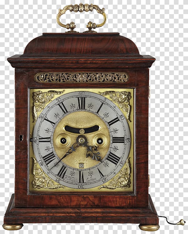 Floor & Grandfather Clocks Bracket clock Antique J Carlton Smith, clock transparent background PNG clipart