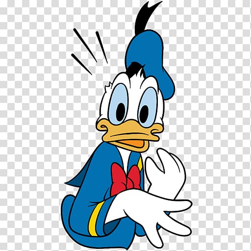 Donald Duck Sticker Daffy Duck, duck transparent background PNG clipart