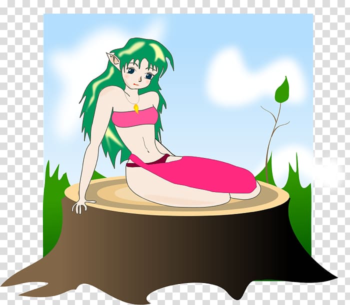 Elf , fantasy girl transparent background PNG clipart