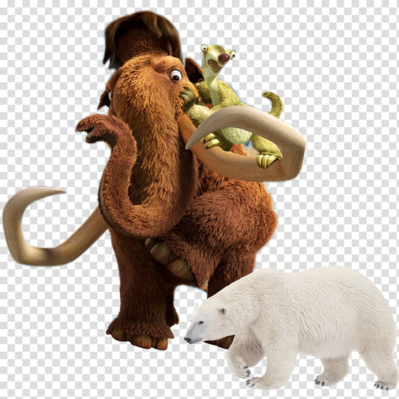 Ice Age High-definition video Film , Elephant polar bear transparent background PNG clipart