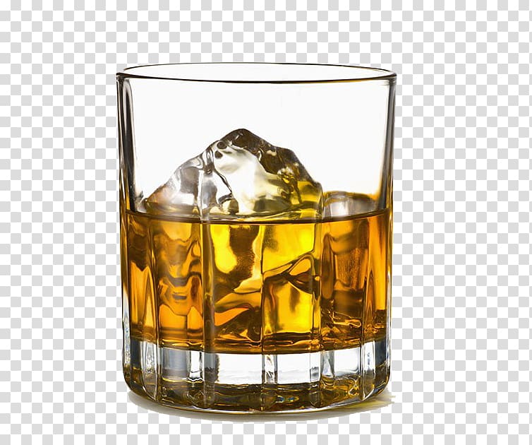 ice cube in rocks glass, Glencairn whisky glass Wine Bourbon whiskey, A glass of whiskey transparent background PNG clipart
