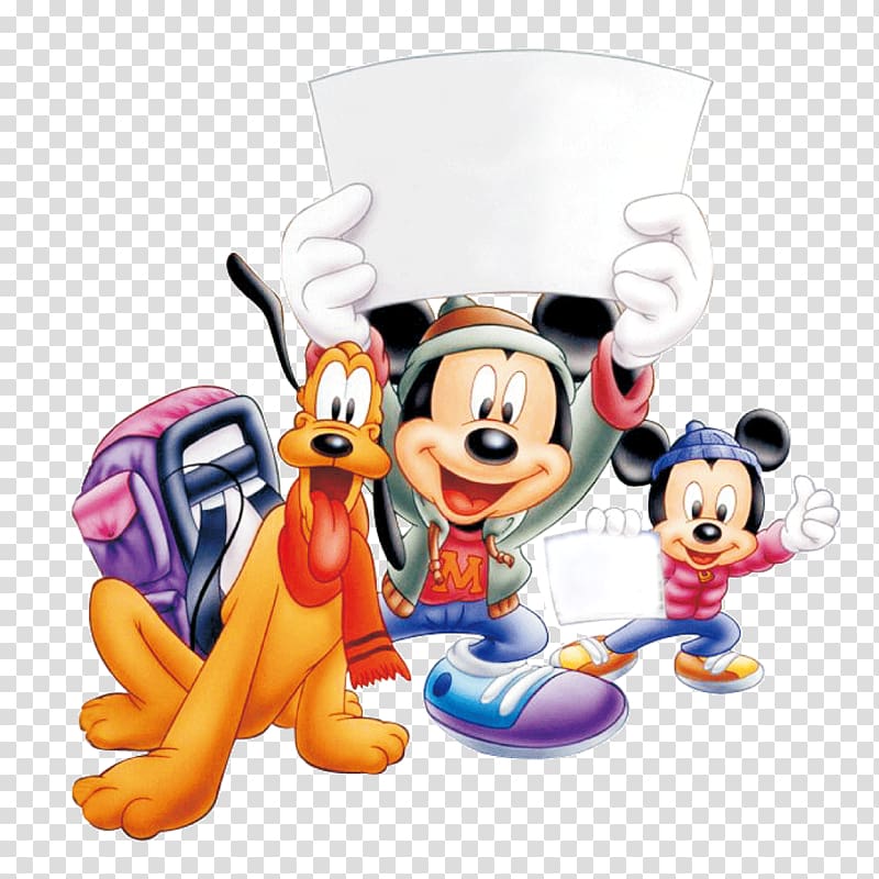 Disney Mickey Mouse illustration, Mickey Mouse Minnie Mouse Cartoon The Walt Disney Company , Disneyland Poster transparent background PNG clipart