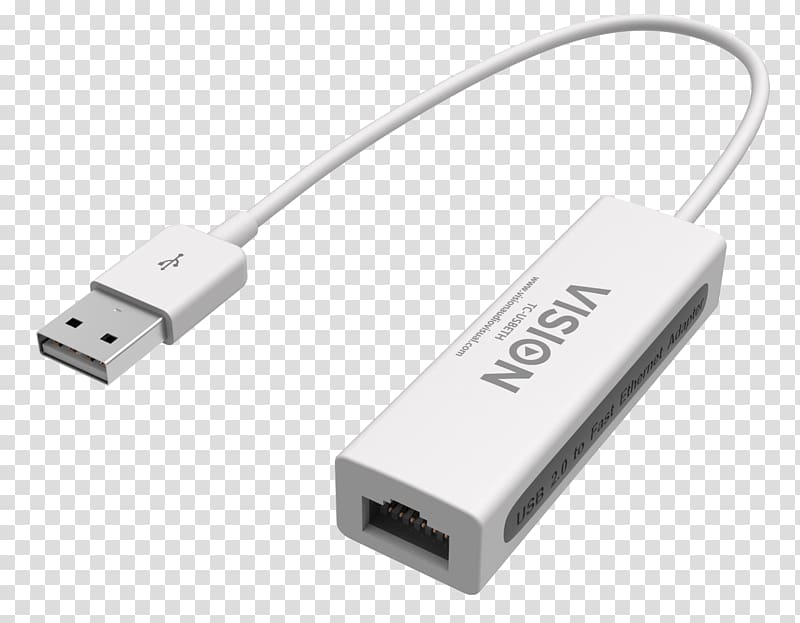 USB Ethernet Network Cards & Adapters 8P8C, USB transparent background PNG clipart