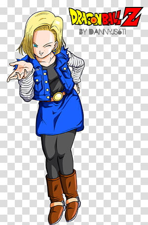 Download Dragon Ball Z, Android 18, Animal. Royalty-Free Vector