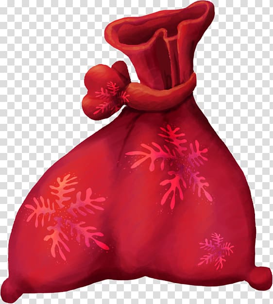 Gift Snegurochka Bag New Year Ded Moroz, gift transparent background PNG clipart