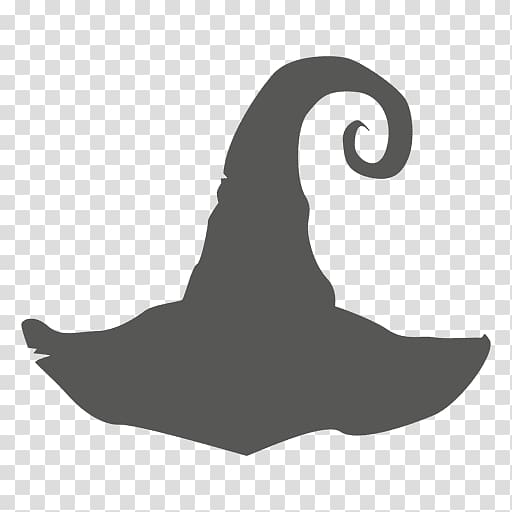 Witch hat Silhouette, witch transparent background PNG clipart