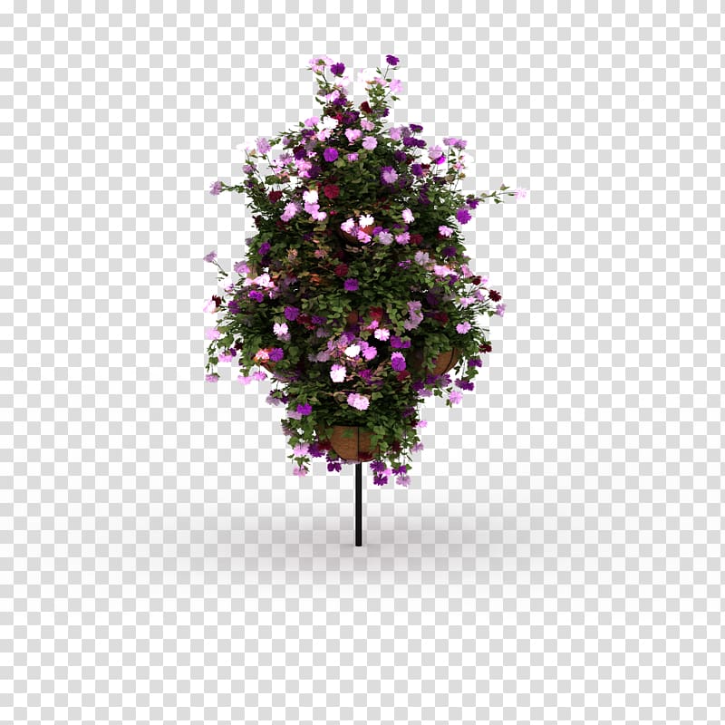 3D computer graphics Flower, Purple flower bouquet transparent background PNG clipart