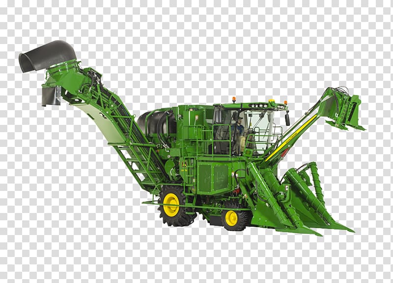 John Deere Combine Harvester Sugarcane harvester, tractor transparent background PNG clipart