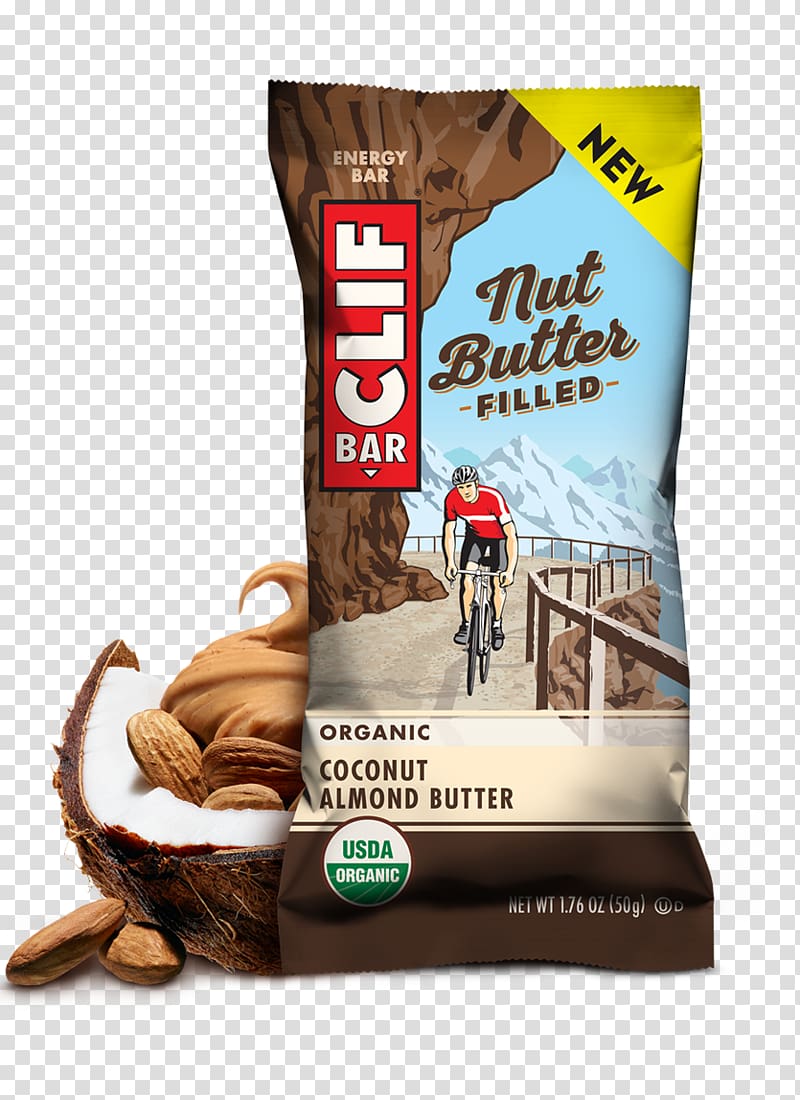 Clif Bar & Company Nut Butters Peanut butter Energy Bar Almond butter, Hazelnut Butter transparent background PNG clipart