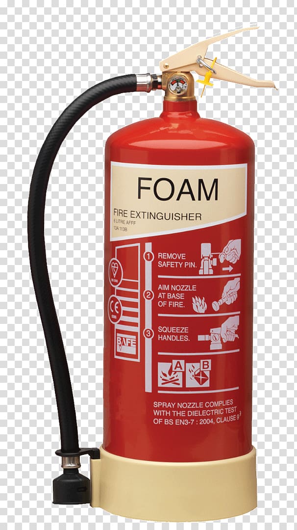 Fire Extinguishers Firefighting foam Flammable liquid, fire transparent background PNG clipart