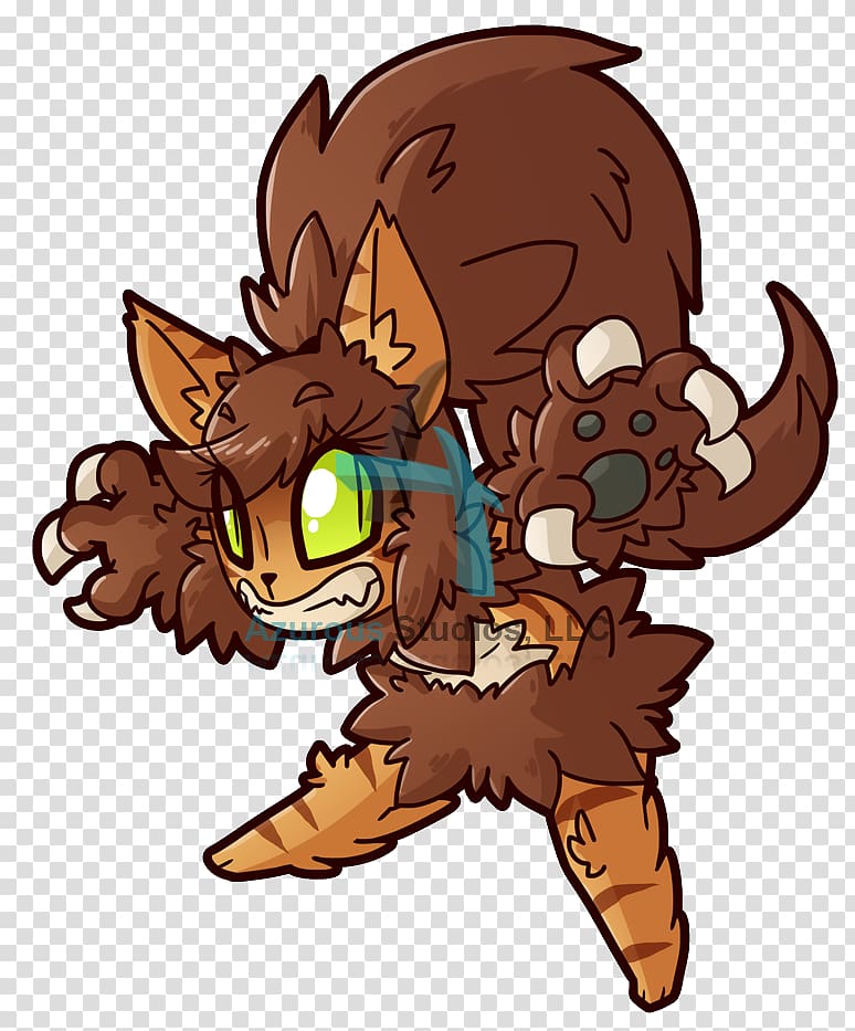 Gray wolf Catgirl Werewolf Art, Cat transparent background PNG clipart