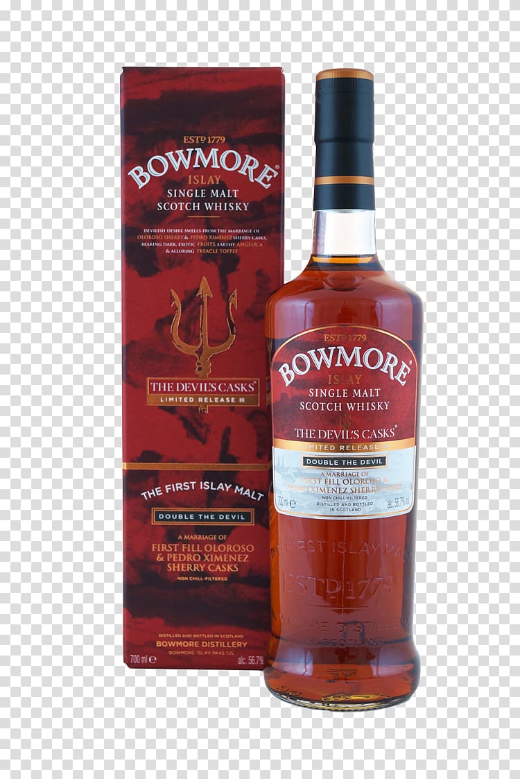 Liqueur Bowmore Whiskey Single malt whisky Islay whisky, Cragganmore Distillery transparent background PNG clipart