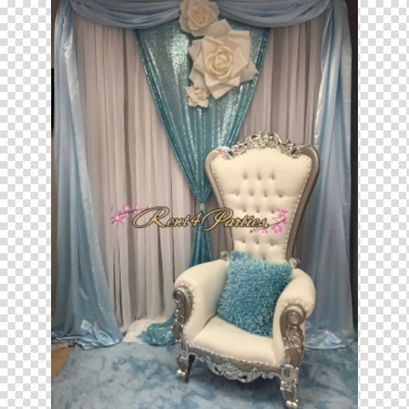 Baby shower Infant Curtain Chair, stage backdrop transparent background PNG clipart