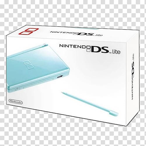 Wii Nintendo DS Lite Video Game Consoles, blue box transparent background PNG clipart