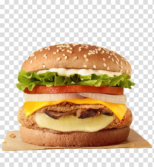 Veggie burger Whopper Hamburger Cheeseburger Burger King, gourmet burgers transparent background PNG clipart