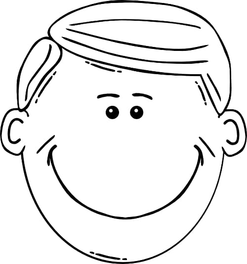 Father Face Smiley Child , Blank Face Outline transparent background PNG clipart