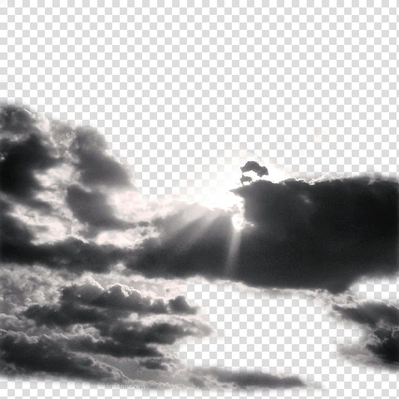 sunlight breaking through dark clouds transparent background PNG clipart