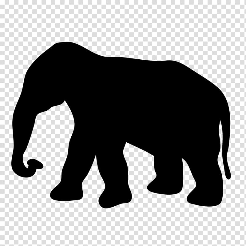 Elephant Silhouette , kangaroo cartoon transparent background PNG clipart