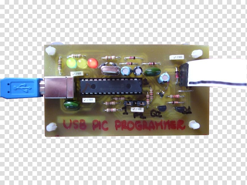 PIC microcontroller Hardware Programmer Electronic circuit Circuit diagram, USB transparent background PNG clipart