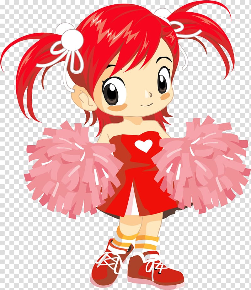 Cheerleading Giphy Animation , Cartoon cheerleaders transparent