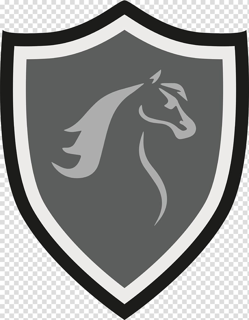 grey horse shield logo , Euclidean Shield Icon, samurai shield transparent background PNG clipart