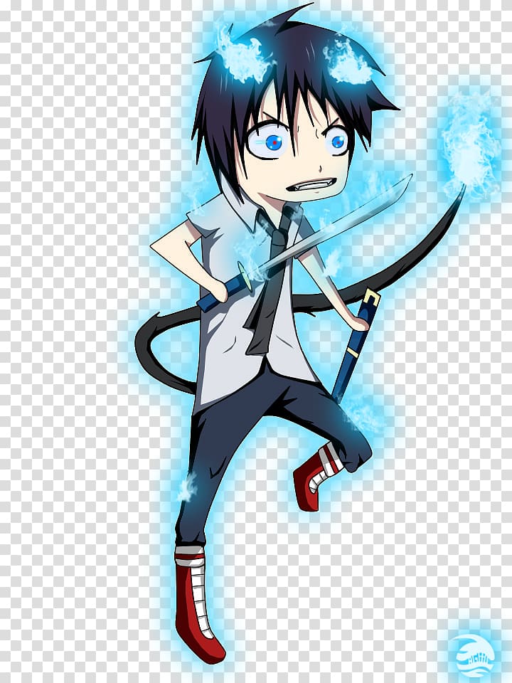 Rin Okumura Yukio Okumura Anime Chibiusa, Anime transparent background PNG clipart