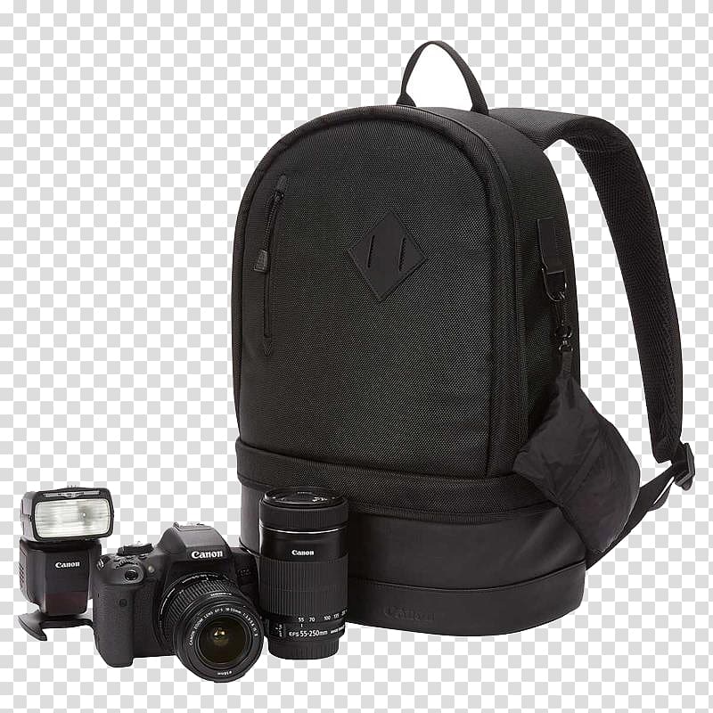 Camera lens Canon EOS 4000D Canon EOS 1300D Backpack, camera lens transparent background PNG clipart