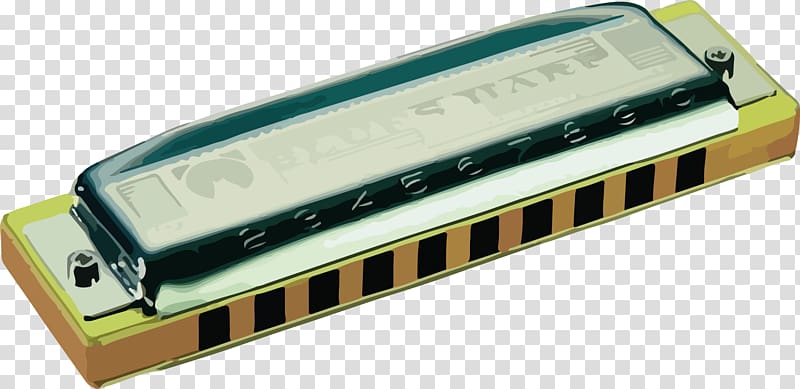 Richter-tuned harmonica Hohner Blues Bender, key transparent background PNG clipart