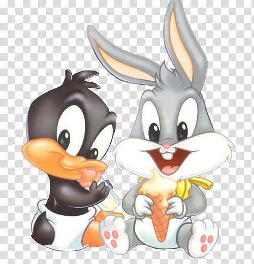 Daffy Duck Bugs Bunny Tasmanian Devil Looney Tunes Lola Bunny, others transparent background PNG clipart
