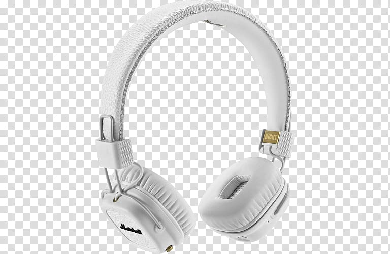Marshall Major II Headphones Marshall Amplification Headset Microphone, bluetooth wireless headset white transparent background PNG clipart
