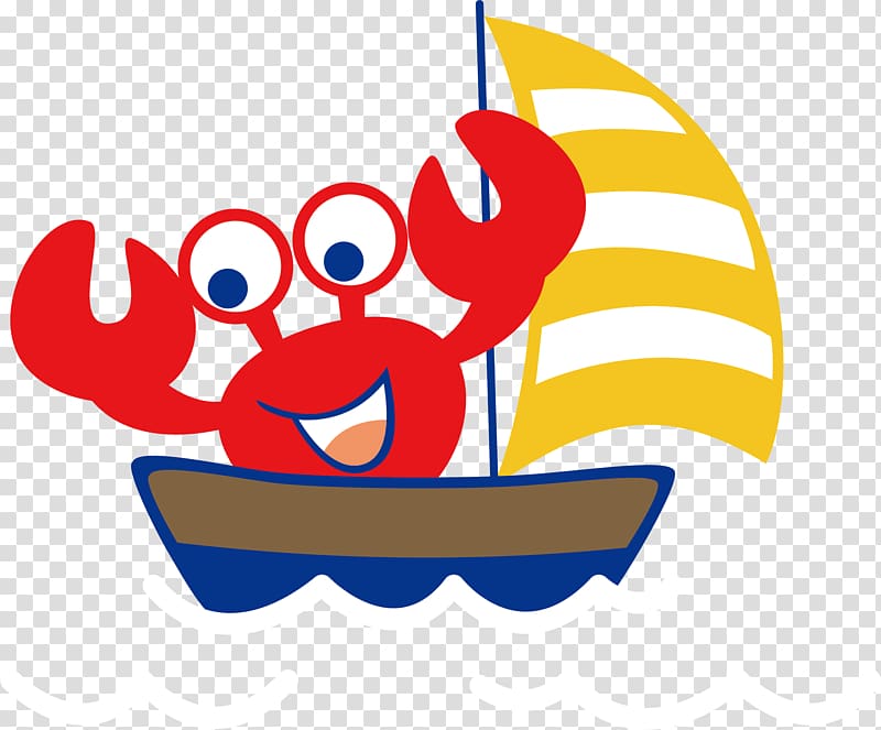 Illustration, Red crab transparent background PNG clipart