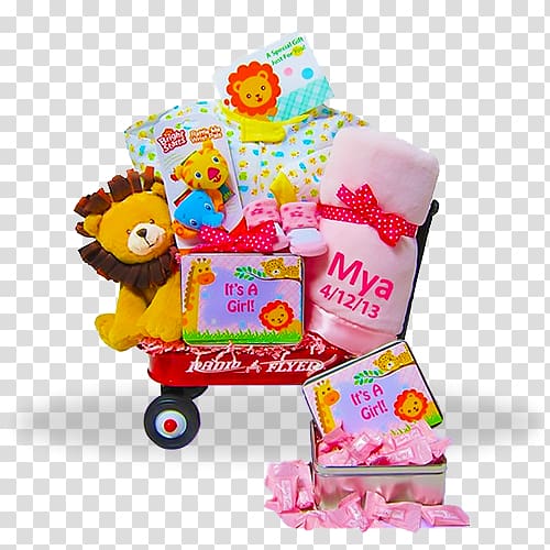 Food Gift Baskets Baby shower Infant Diaper, New Arrival Flyer transparent background PNG clipart