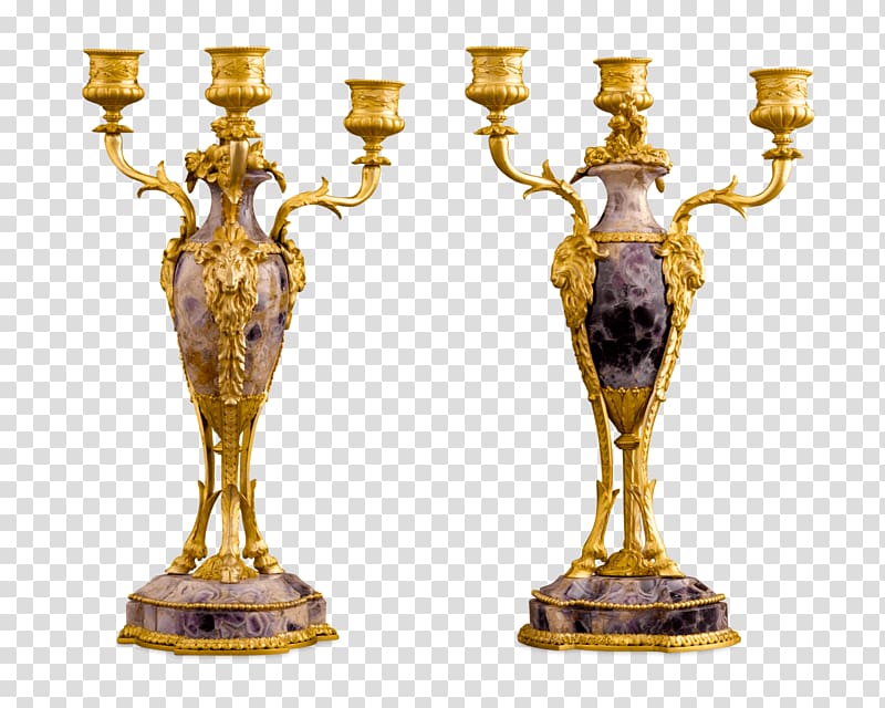 Candelabra Candlestick Brass Lighting, Brass transparent background PNG clipart