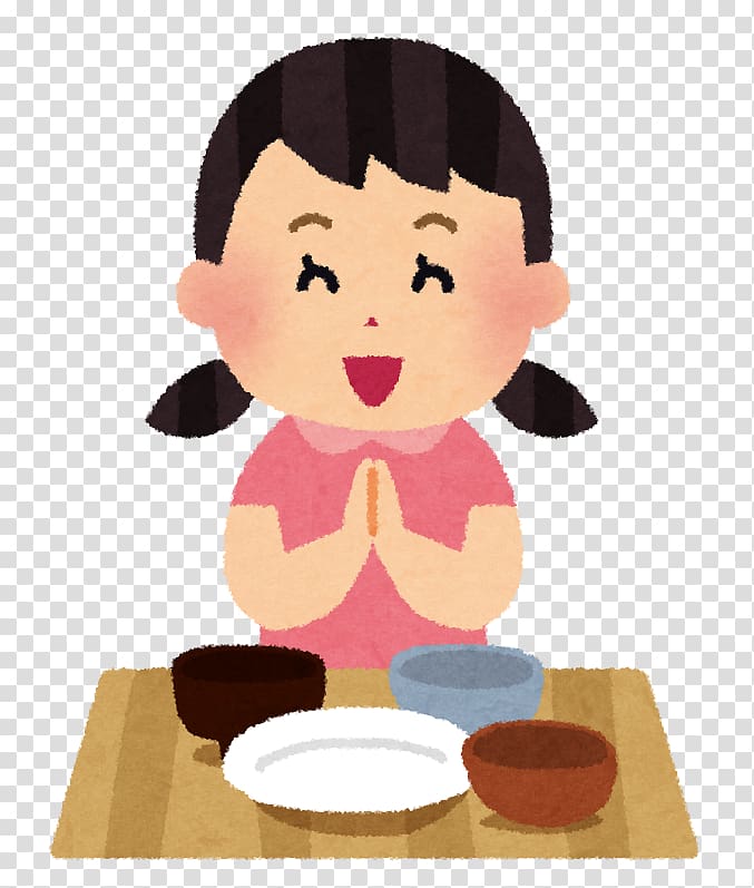 いただきます Comportamentul social în Japonia Meal Shokuiku Eating, others transparent background PNG clipart