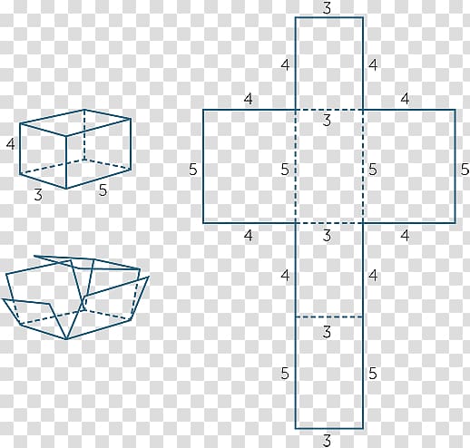 Prism Surface area Rectangle Geometry Mathematics, flat irregular shape transparent background PNG clipart