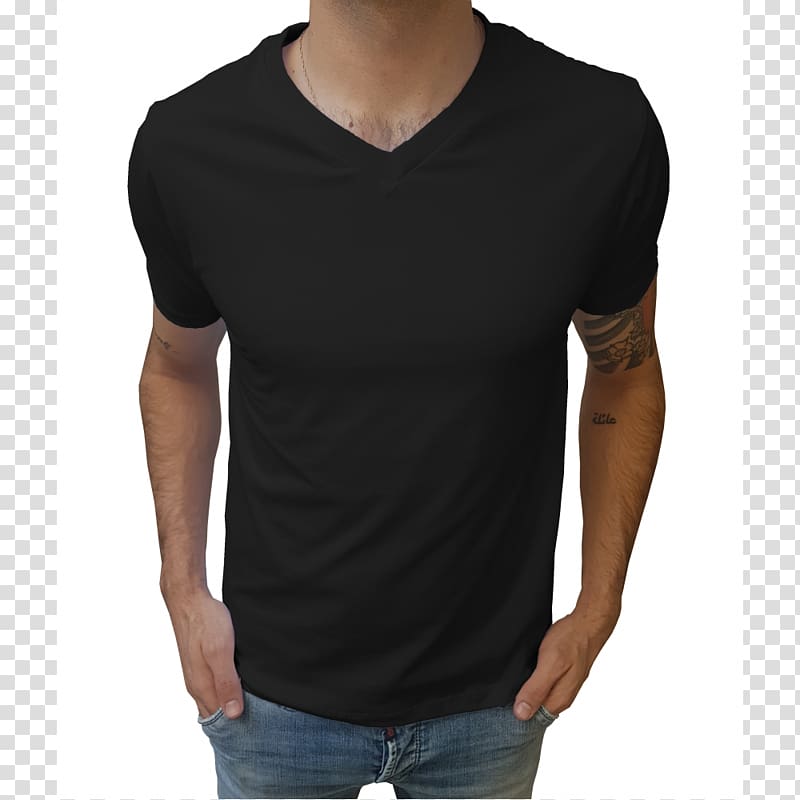 T-shirt Collar Sleeveless shirt, T-shirt transparent background PNG clipart