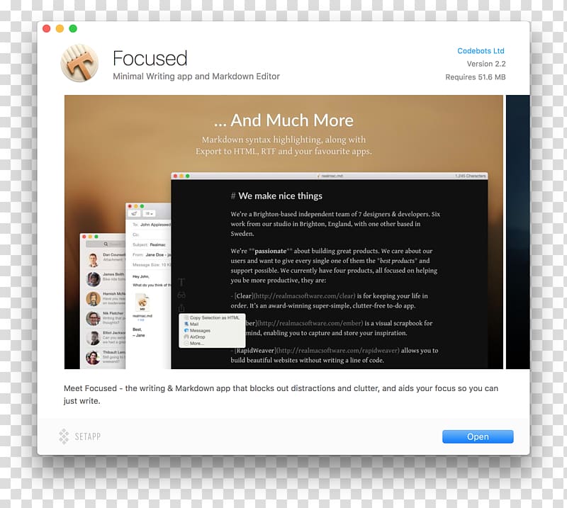 Markdown macOS Setapp Text editor App Store, others transparent background PNG clipart