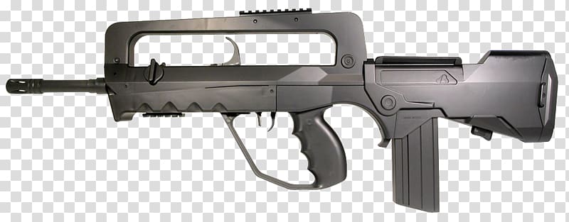 FAMAS Assault rifle Airsoft Guns, assault rifle transparent background PNG clipart