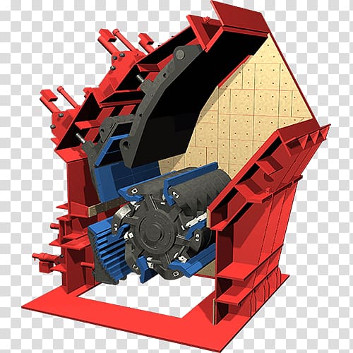Crusher Machine Quarry Material, roller grind transparent background PNG clipart