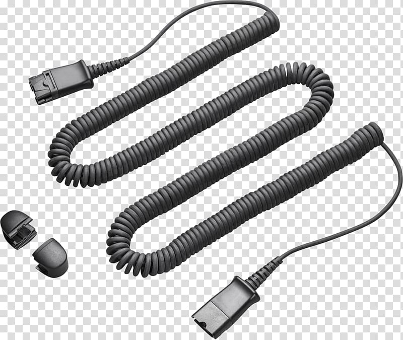 Plantronics 72442-41 HIS Adapter Cable Headset Plantronics SupraPlus Wideband HW261 Telephone, headphones transparent background PNG clipart