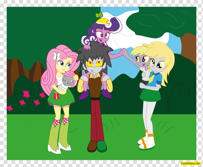 Fluttershy Derpy Hooves Twilight Sparkle Pinkie Pie Discord, mommy daddy baby transparent background PNG clipart