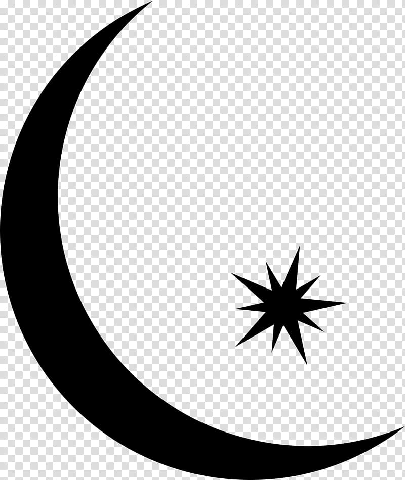 black moon star transparent background PNG clipart