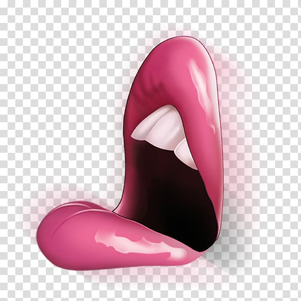 pink and white mouth illustration, Lip Mouth Vecteur Computer file, Lips transparent background PNG clipart
