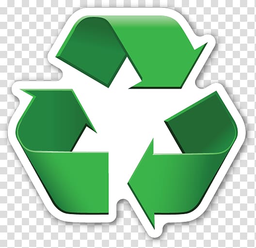 Recycling symbol Paper Reclaimed water Emoji, Recycling Codes transparent background PNG clipart